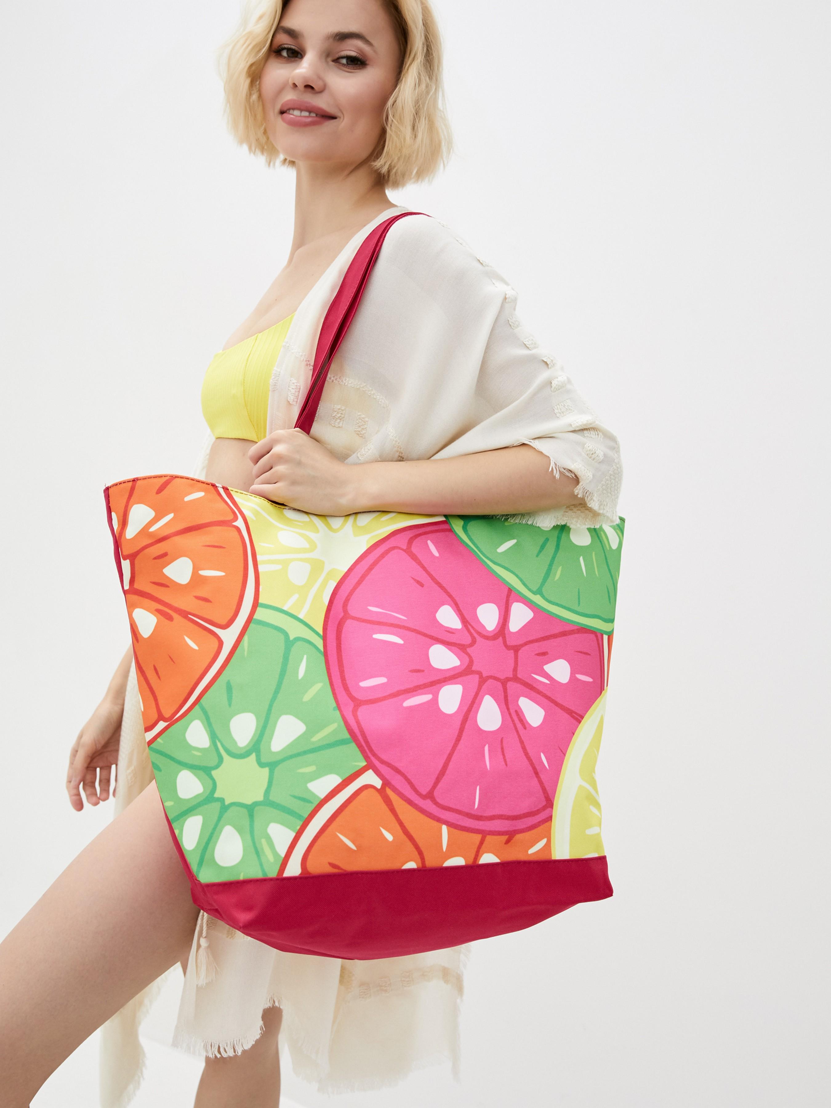 Сумка пляжная Le Comptoir de la plage Tropical 35x58x23 One size Разноцветный (ZIK0000016009) - фото 2 Сумка пляжная Le Comptoir de la plage Tropical 35x58x23 One size Разноцветный (ZIK0000016009) - фото 2