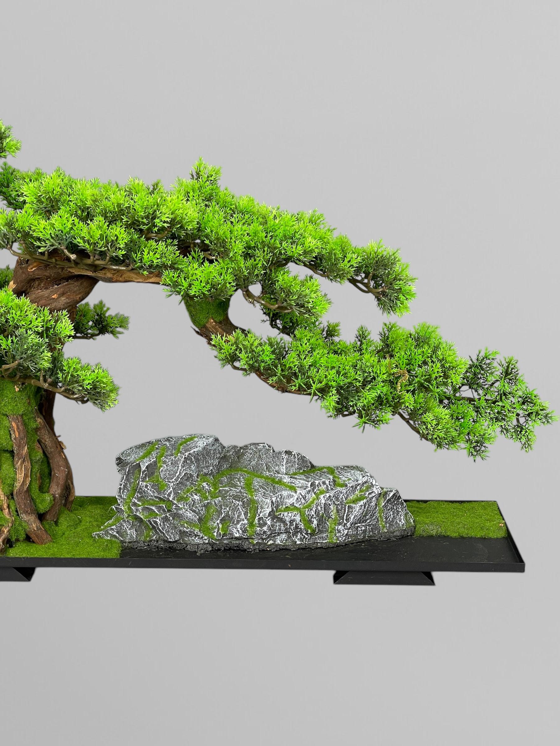 Бонсай 50 см Зеленый (Б006) - фото 4 Бонсай 50 см Зеленый (Б006) - фото 4