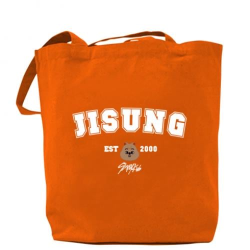 Шоппер Jisung Stray Kids 37x41 см Оранжевый (12846456-9-182223)