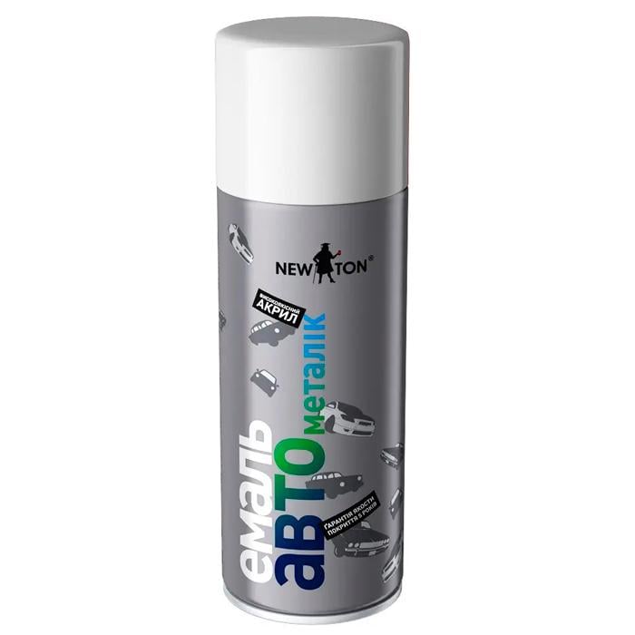 Краска аэрозольная New Ton металлик 400 мл Серебряный (57905)