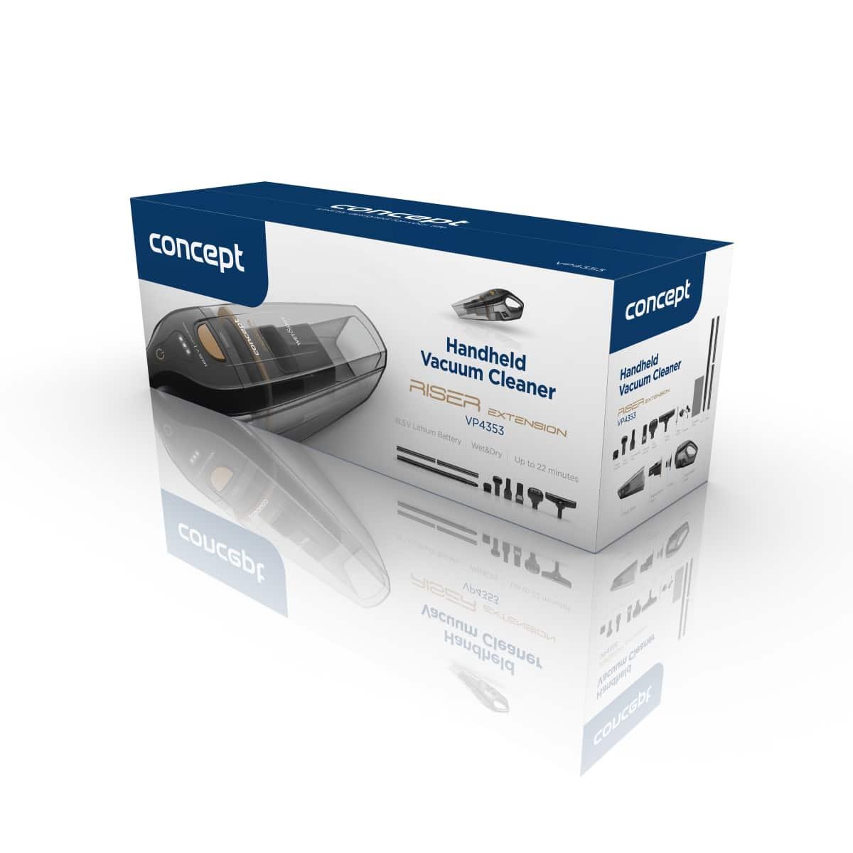 Пылесос ручной аккумуляторный для влажной и сухой уборки Concept VP4353 18,5V - фото 14 Пылесос ручной аккумуляторный для влажной и сухой уборки Concept VP4353 18,5V - фото 14