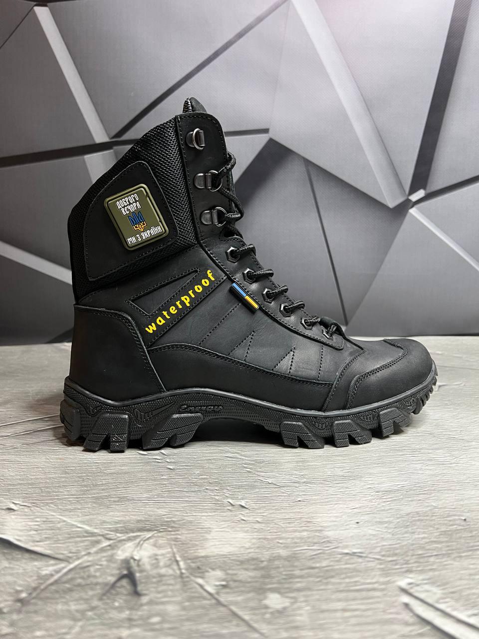 Берці чоловічі із натурального нубука демісезонні р. 40 Чорний - фото 3 Берці чоловічі із натурального нубука демісезонні р. 40 Чорний - фото 3