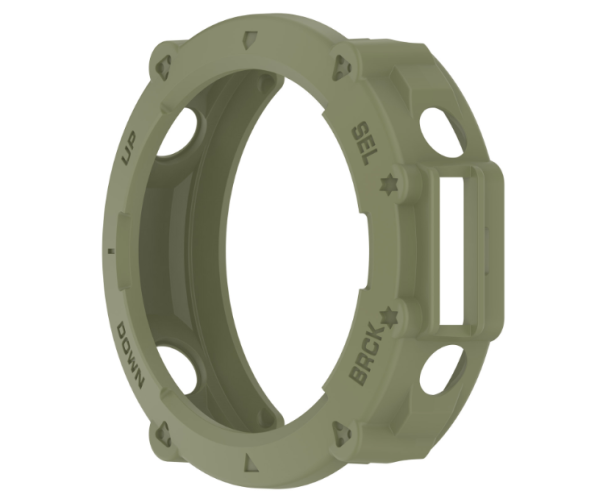 Чехол cиликоновый для смарт-часов Amazfit T-Rex Ultra Хаки