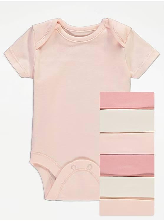 Набір бодіків для дівчаток George 74-80 см 7 шт. (А69-1)