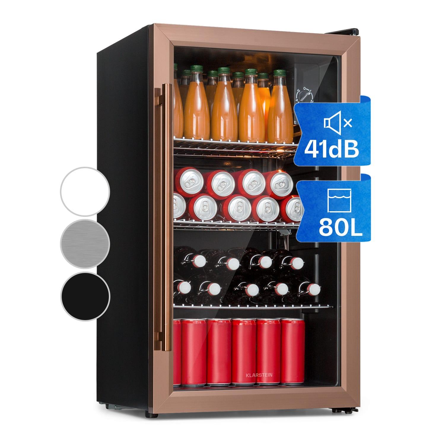 Холодильник вітрина KLARSTEIN Beersafe мідь XXL 80 л 3 полиці - фото 2