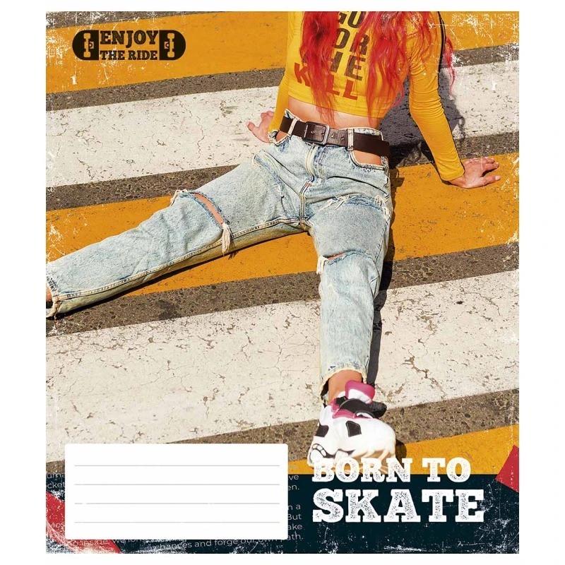 Тетрадь общая Школярик Enjoy the ride в линию 48 листов