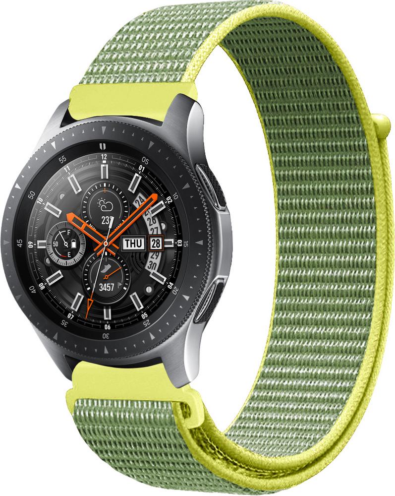 Ремешок нейлоновый Sport Loop для Galaxy Watch 46 мм Gray/Yellow (16388-63)