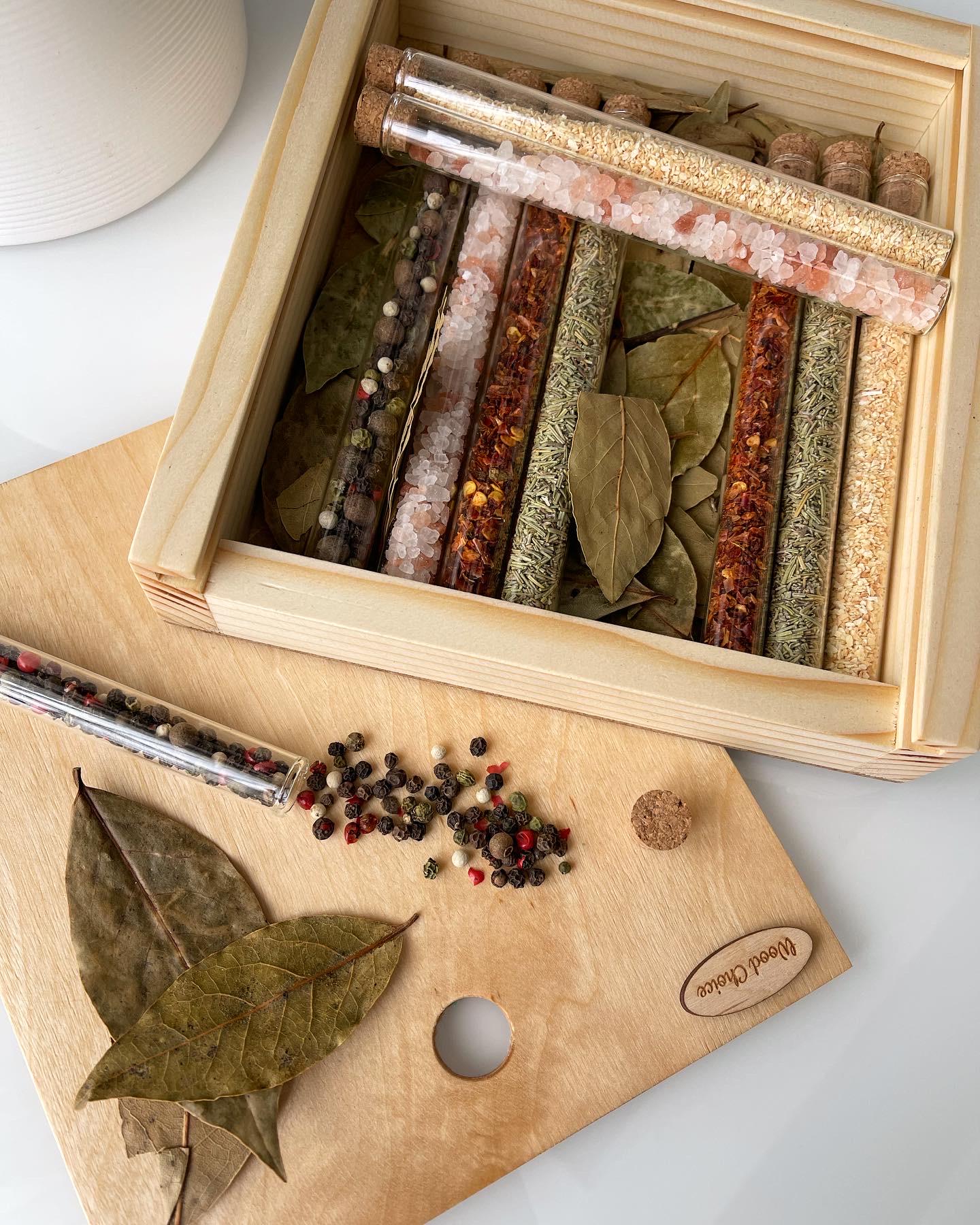 Подарочный набор специй бокс деревянный (242) - фото 3 Подарочный набор специй бокс деревянный (242) - фото 3