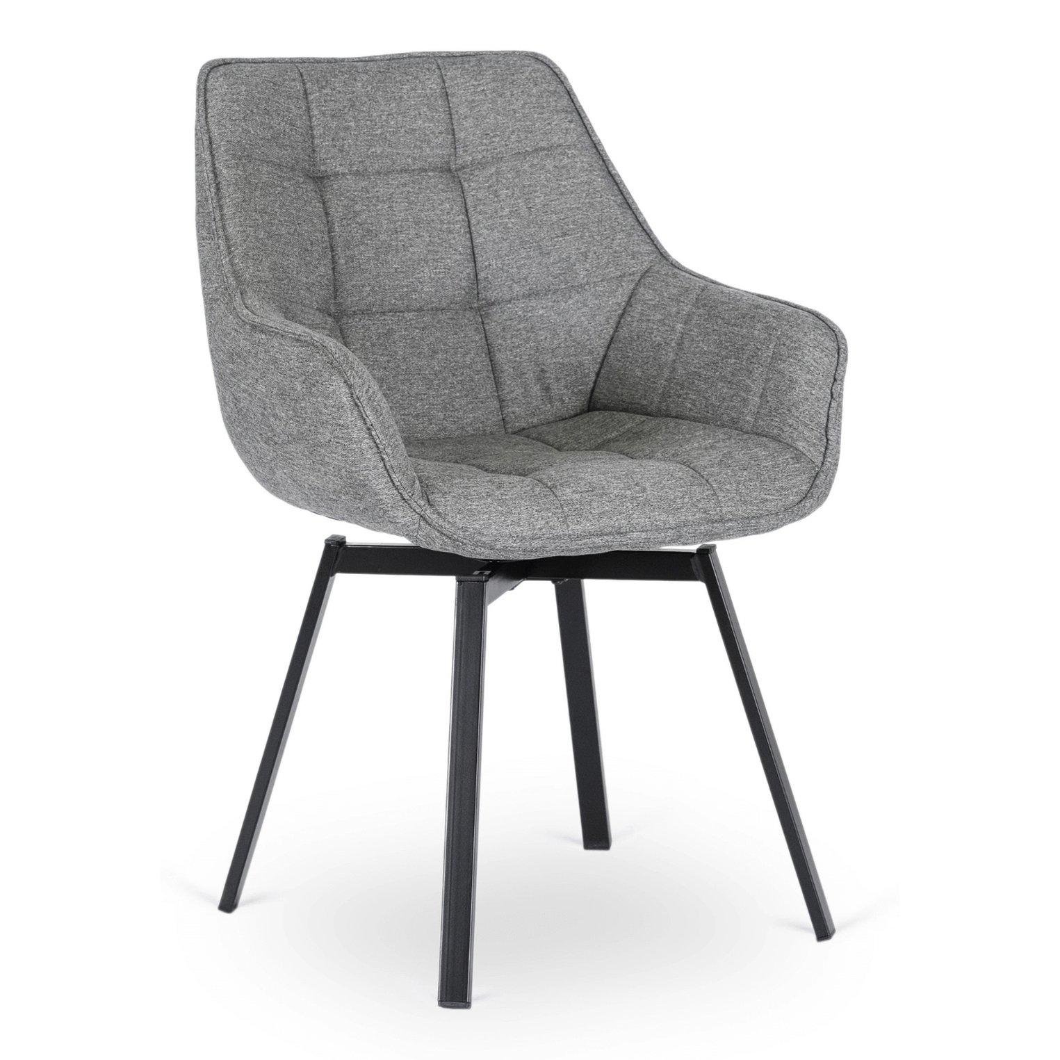 Стул обеденный поворотный Mebel Elite LUNA Серый (ME.LUNA2/P/T/K)