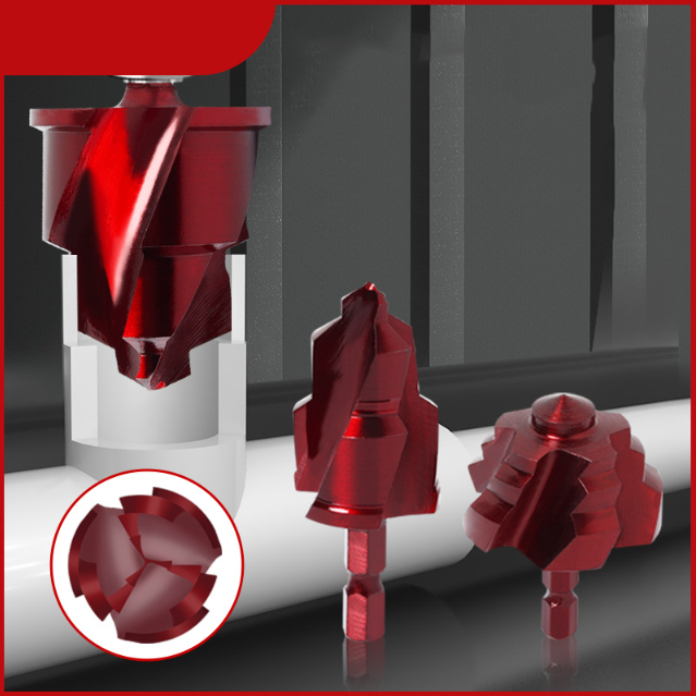 Комплект ступенчатых сверл №2 для ПВХ/PPR труб для восстановления фитингов 20/25/32 мм - фото 3 Комплект ступенчатых сверл №2 для ПВХ/PPR труб для восстановления фитингов 20/25/32 мм - фото 3