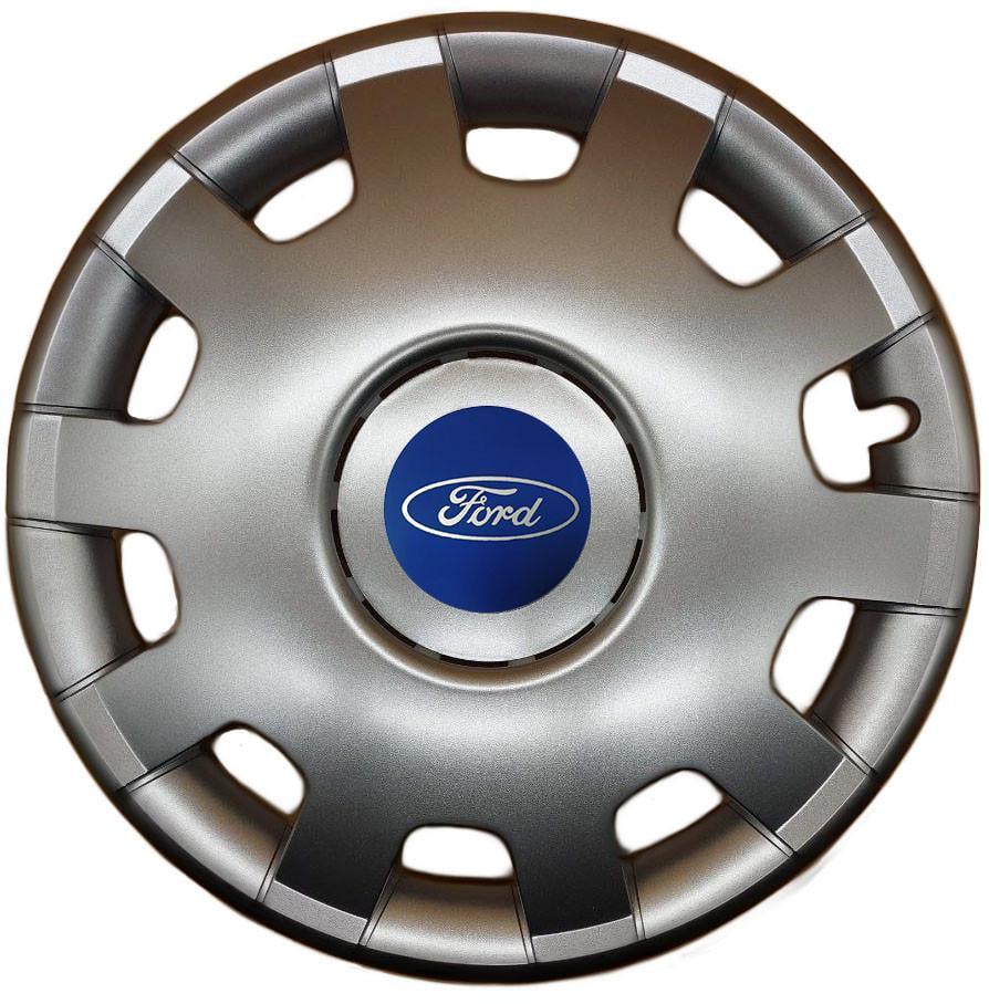 Колпаки SJS 212 с логотипом Ford 4 шт. R14 Серебряный (2654556721)