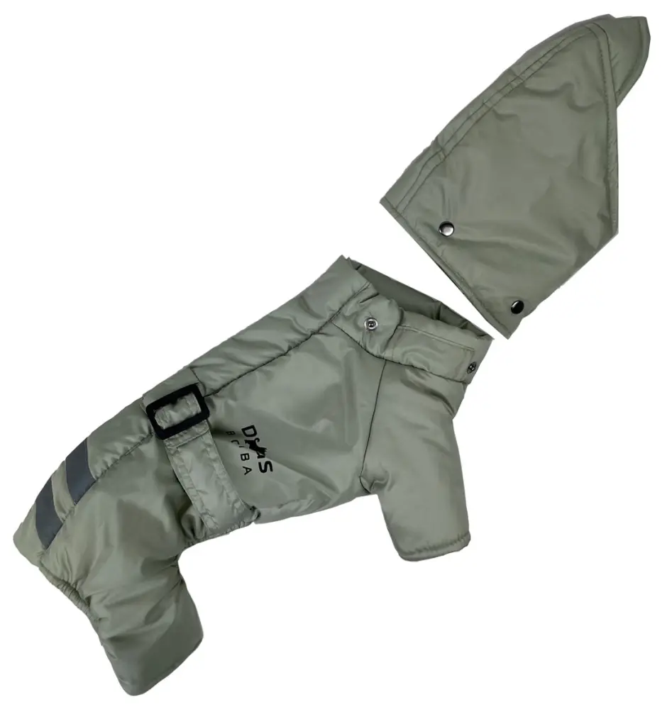 Комбінезон зимовий Dogs Bomba з поясом р. 2 Олива - фото 2 Комбінезон зимовий Dogs Bomba з поясом р. 2 Олива - фото 2