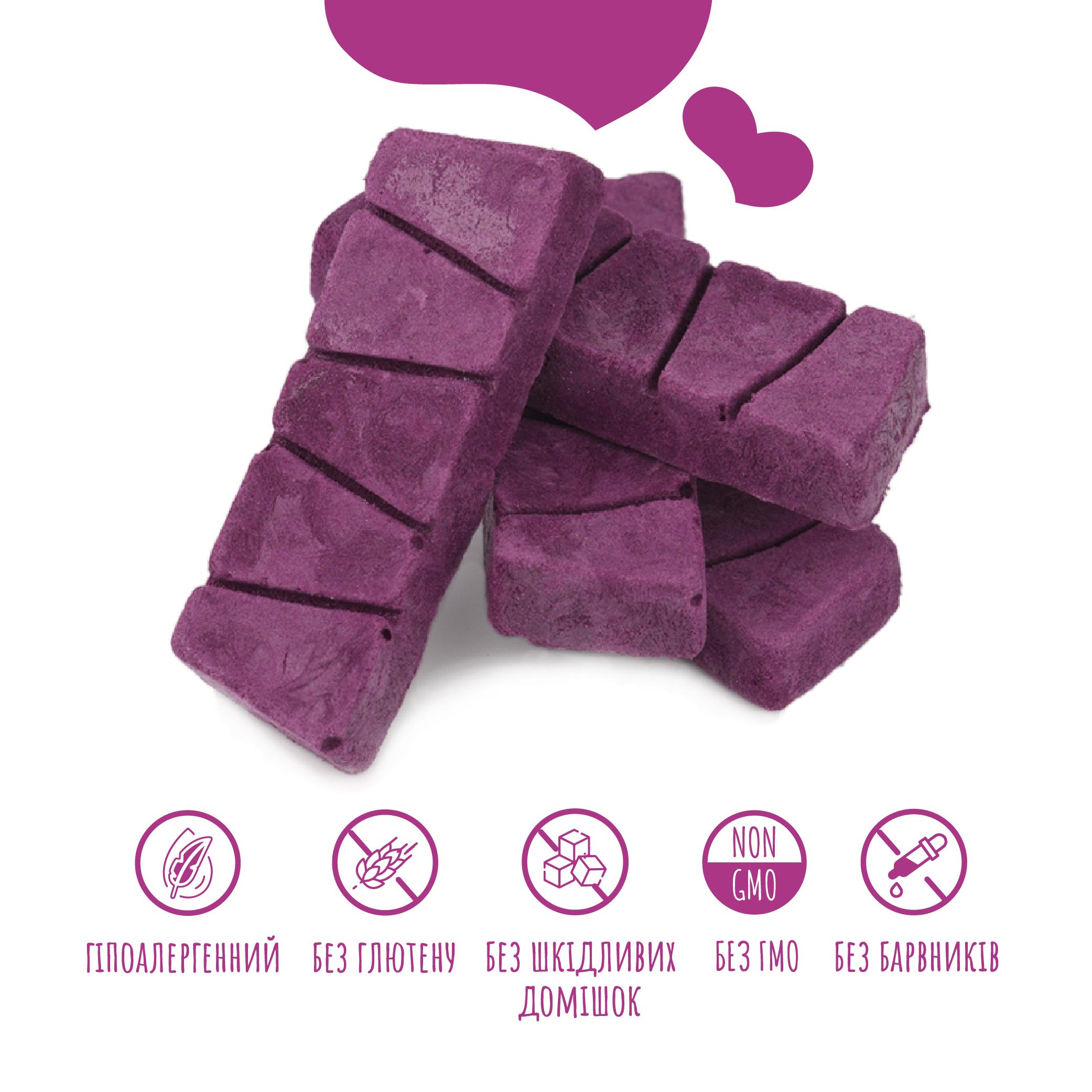 Лакомство для собак Mavsy freeze dried CHOCOLATE FONDANT WITH PURPLE SWEET POTATO шоколадный фондан с бататом от 3-х мес. 50 г (24624783) - фото 3 Лакомство для собак Mavsy freeze dried CHOCOLATE FONDANT WITH PURPLE SWEET POTATO шоколадный фондан с бататом от 3-х мес. 50 г (24624783) - фото 3