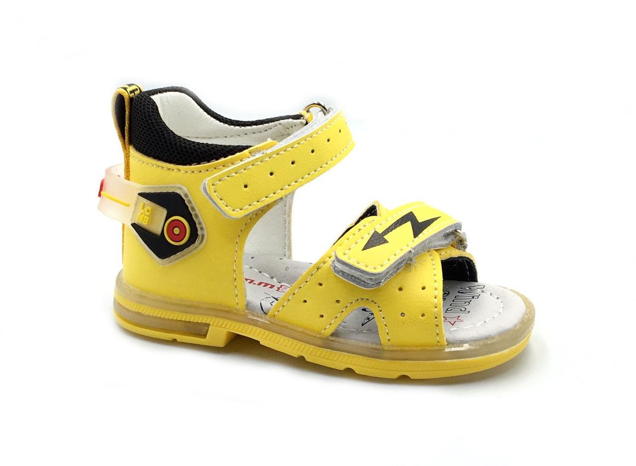 Сандалии для мальчиков TOM.M T9858-F/21 р. 21 Желтый Сандалии для мальчиков TOM.M T9858-F/21 р. 21 Желтый