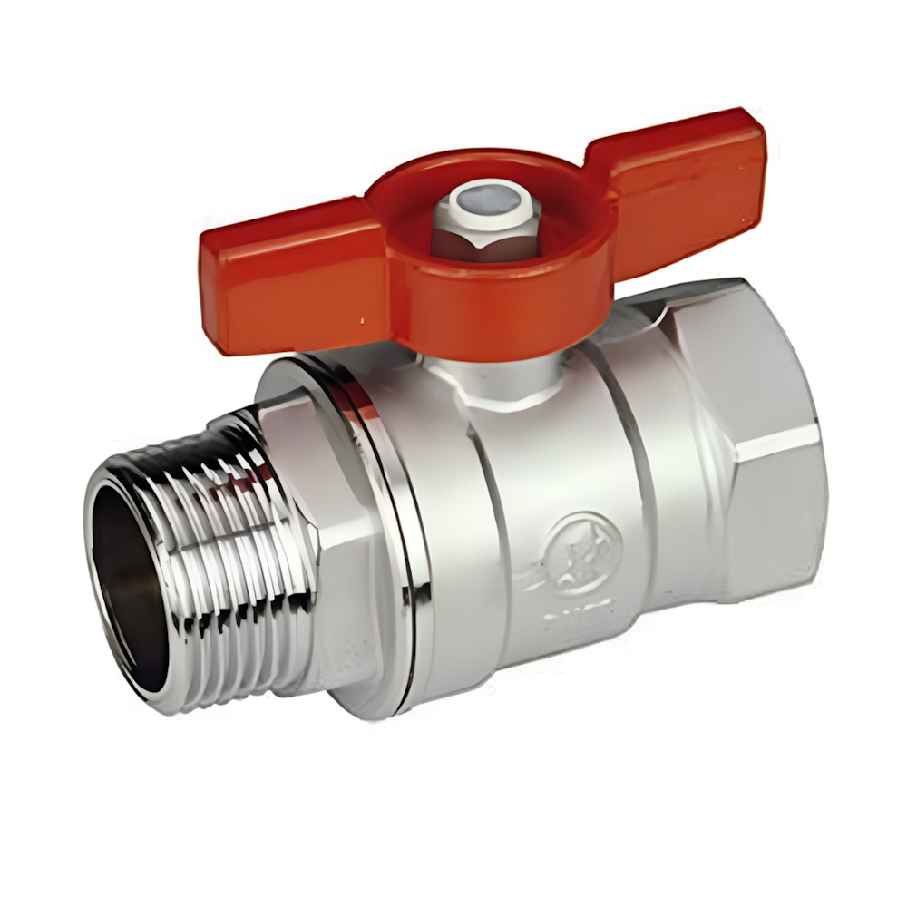 Кран кульовий Giacomini DN25 1" ВВ R254X005 метелик (SW-81025)