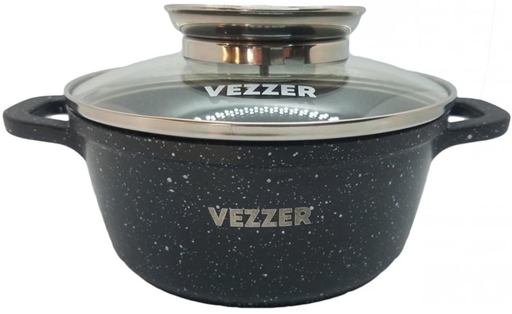 Кастрюля Vezzer 1,3 л с крышкой 16 см (VZ8010)