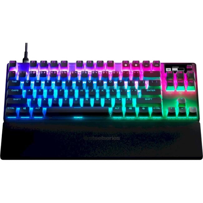 Клавиатура игровая механическая SteelSeries Apex Pro TKL 2023 USB с RGВ-подсветкой Черный (64856)