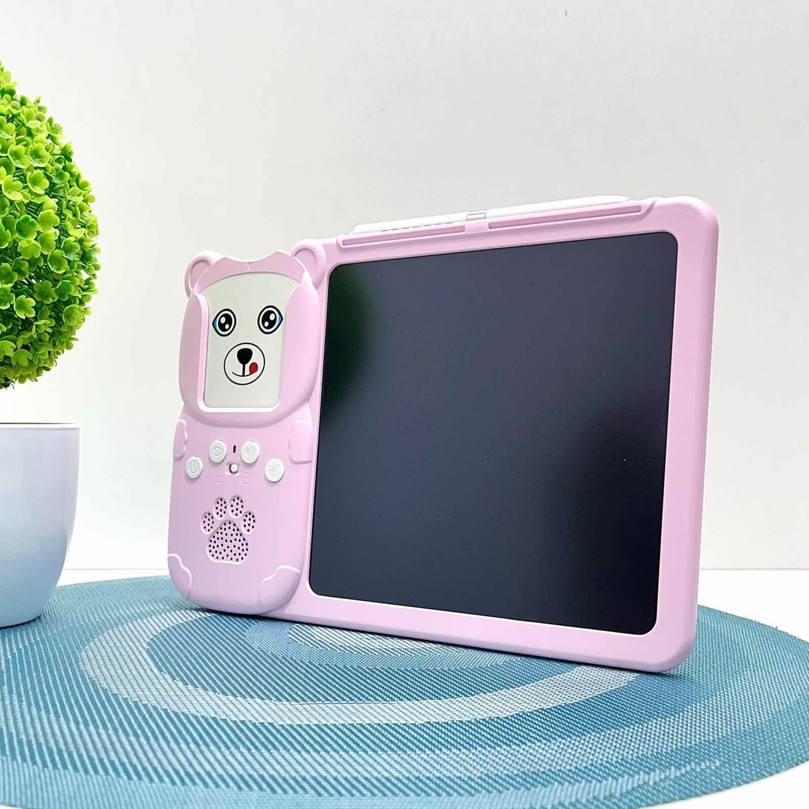 Интерактивный картридер WToys Всезнайка цветная LCD-доска/стилус/122 карты 18 тем сказки/песни/интересные факты Розовый (94930) - фото 6