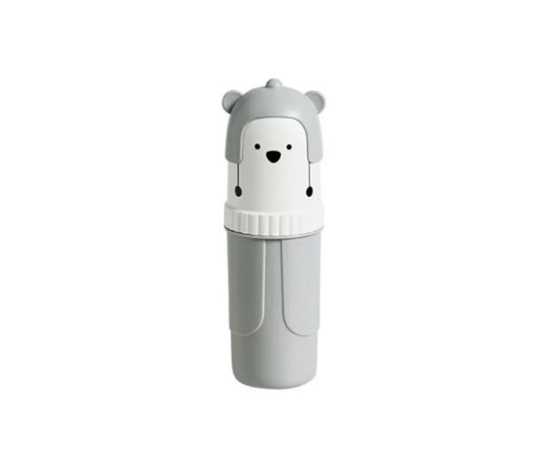 Чехол для зубной щетки и пасты Little Bear Grey (1118) Чехол для зубной щетки и пасты Little Bear Grey (1118)