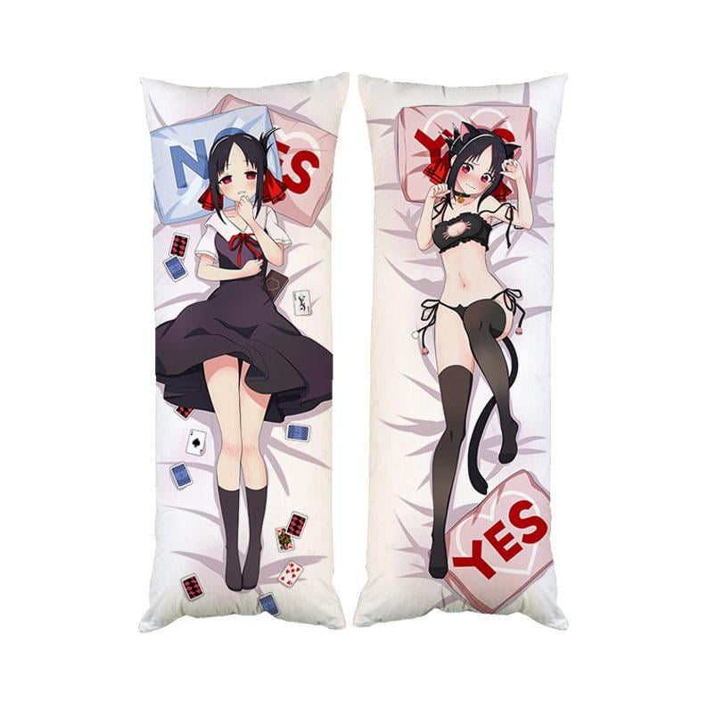 Подушка дакимакура Госпожа Кагуя Шиномия декоративная ростовая для обнимания 30x60 см (1833998594)