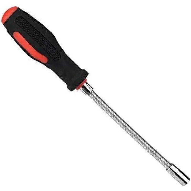 Рукоятка з гнучким подовжувачем та головкою Forsage F-64807 7 мм на пластиковому тримачі (13349560)