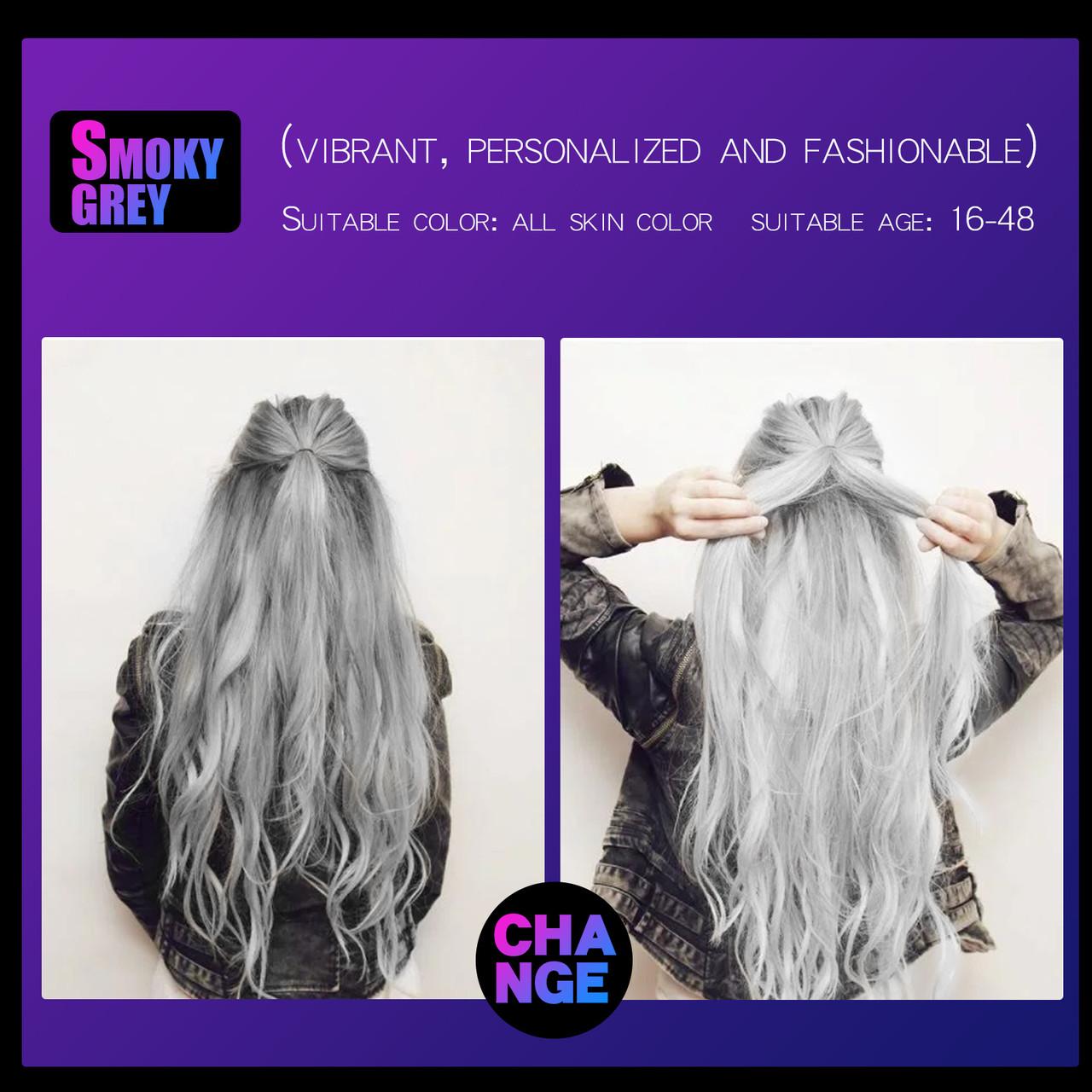 Фарба для волосся термохромна тимчасова Chameleon, що змінює колір Black/Gray - фото 6