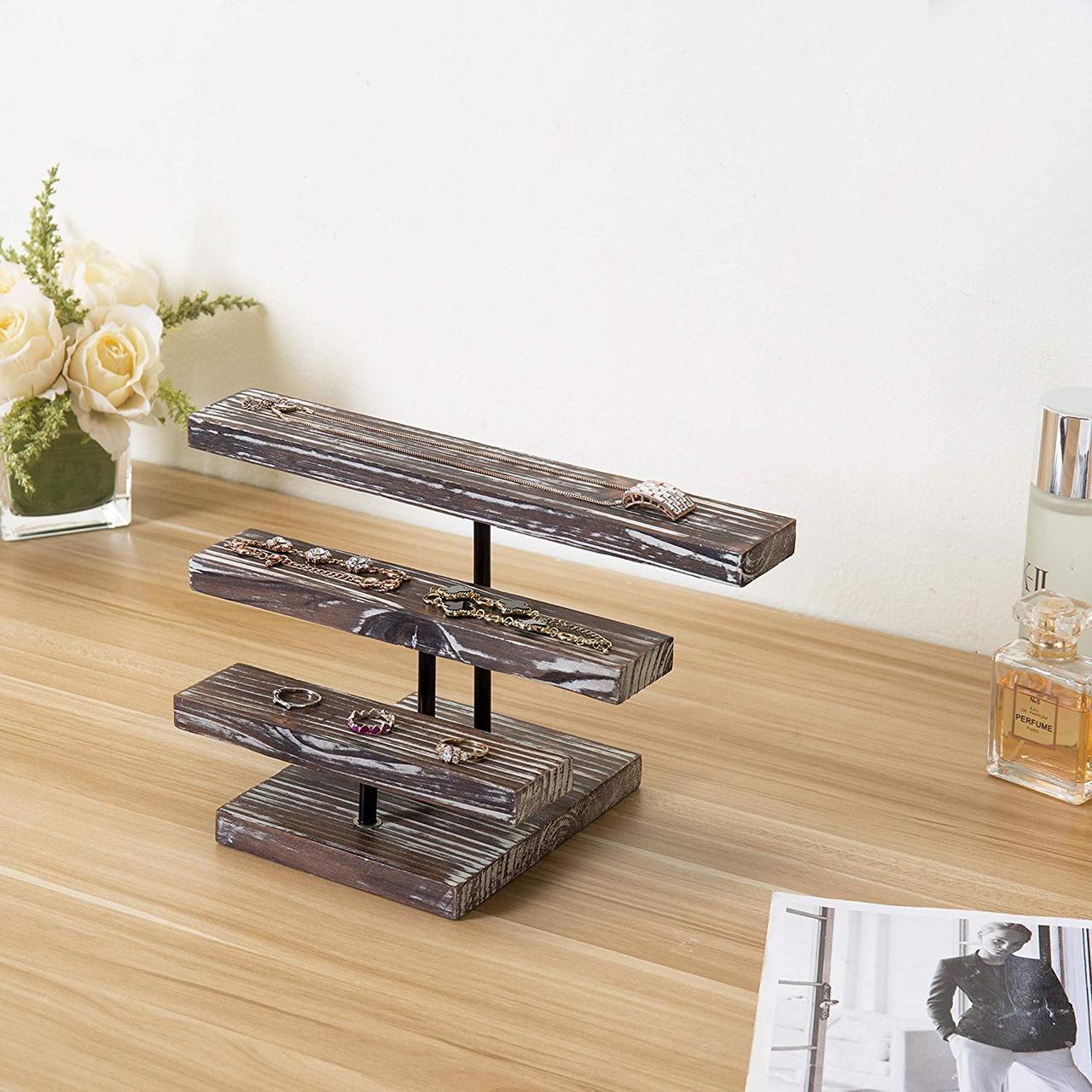 Органайзер для бижутерии из дерева Аквамарин Браш (ОЮВ-001028)