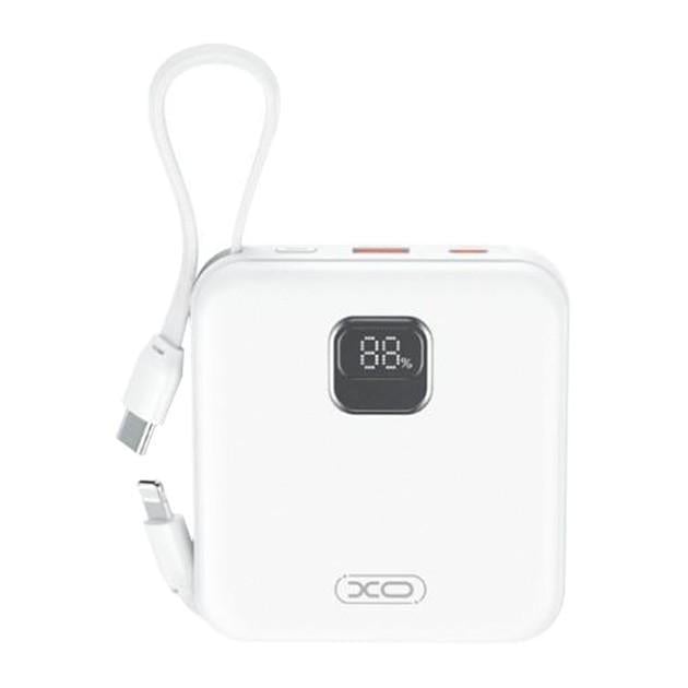 Повербанк Xo PR235 22,5W со встроенными кабелями iPhone and TYPE-C 10000 mAh (2448170102)