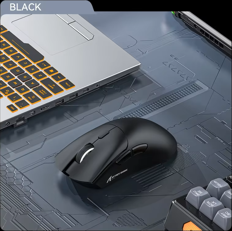 Мышка игровая беспроводная ATTACK SHARK R1 Black (2000165) - фото 8 Мышка игровая беспроводная ATTACK SHARK R1 Black (2000165) - фото 8