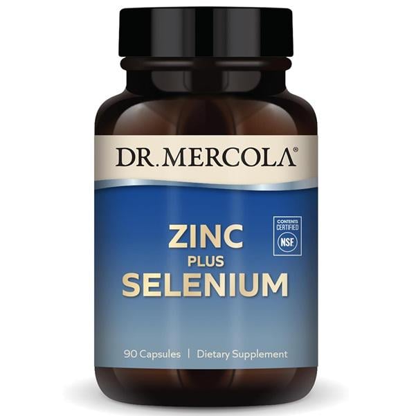 Мікроелемент цинк Dr. Mercola Zinc Plus Selenium 90 капс. (000013450)