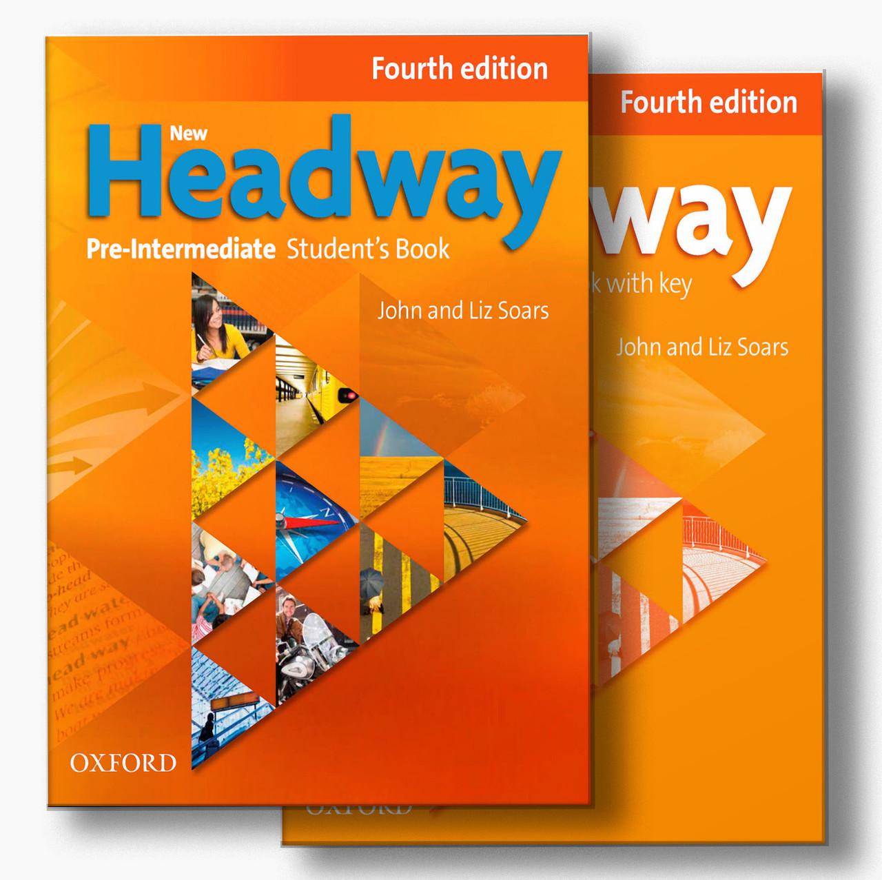 Комплект підручників New Headway Pre-Intermediate 4th edition