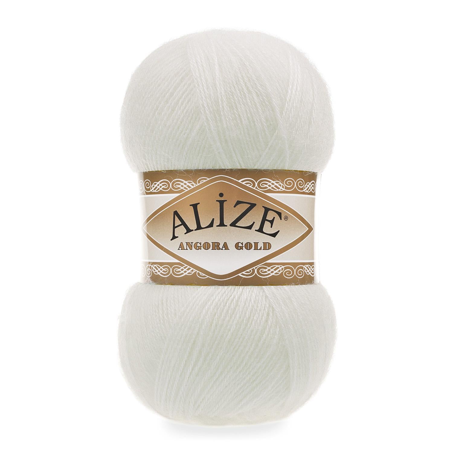 Пряжа Alize Angora Gold 62 Молочный (6279)