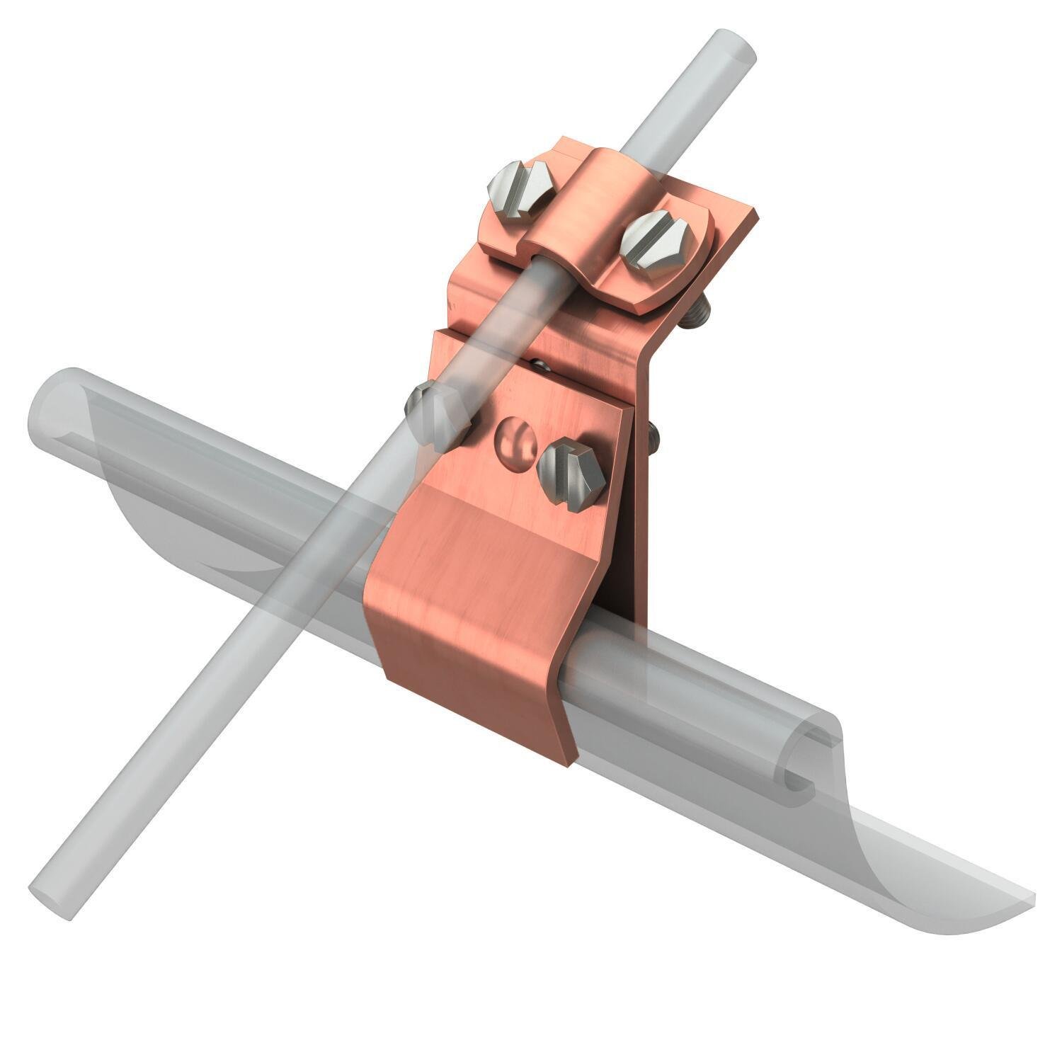 Держатель OBO bettermann прута ø 8-10 мм на желобе медь (5316154)