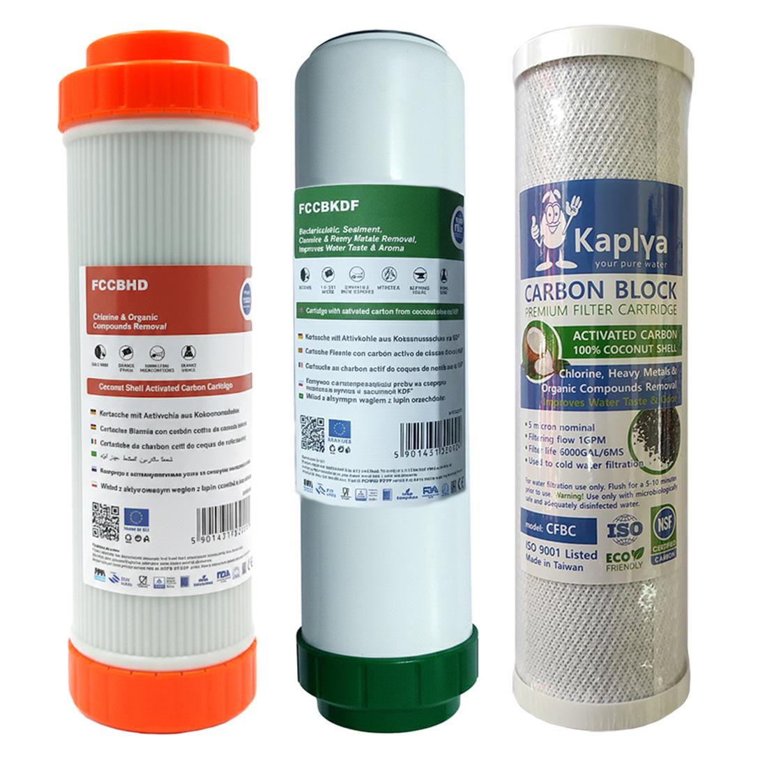 Набір картриджів Aquafilter Kaplya посилене очищення/захист від бактерій (1745752323)