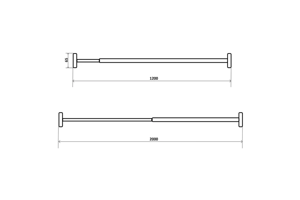 Карниз для ванной Direct 1,2-2 м (23200234) - фото 2