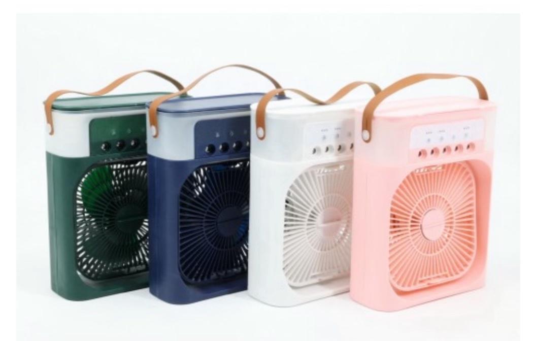 Вентилятор-увлажнитель Air Cooler Fan с LED-подсветкой Белый (30151231АER) - фото 7