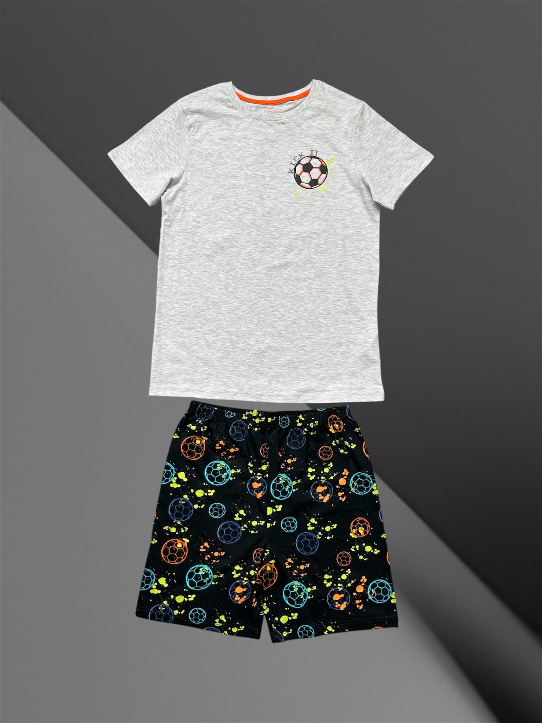 Комплект футболка и шорты PRIMARK 11/12 лет 152 см Серый (001300392)