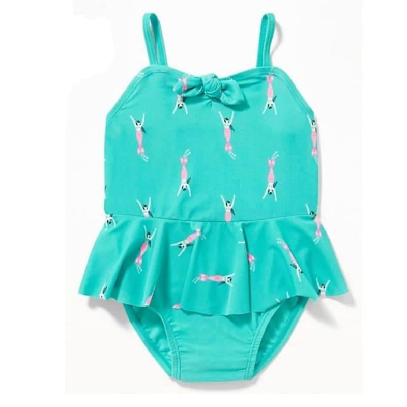 Купальник Old Navy 98 см Бирюзовый