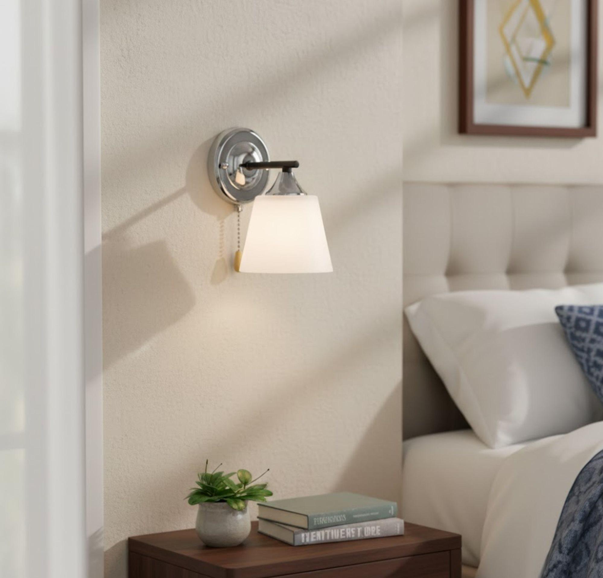 Бра настінне на 1 плафон VALESO K2311/1 W Чорний/Хром (E27) - фото 3 Бра настінне на 1 плафон VALESO K2311/1 W Чорний/Хром (E27) - фото 3