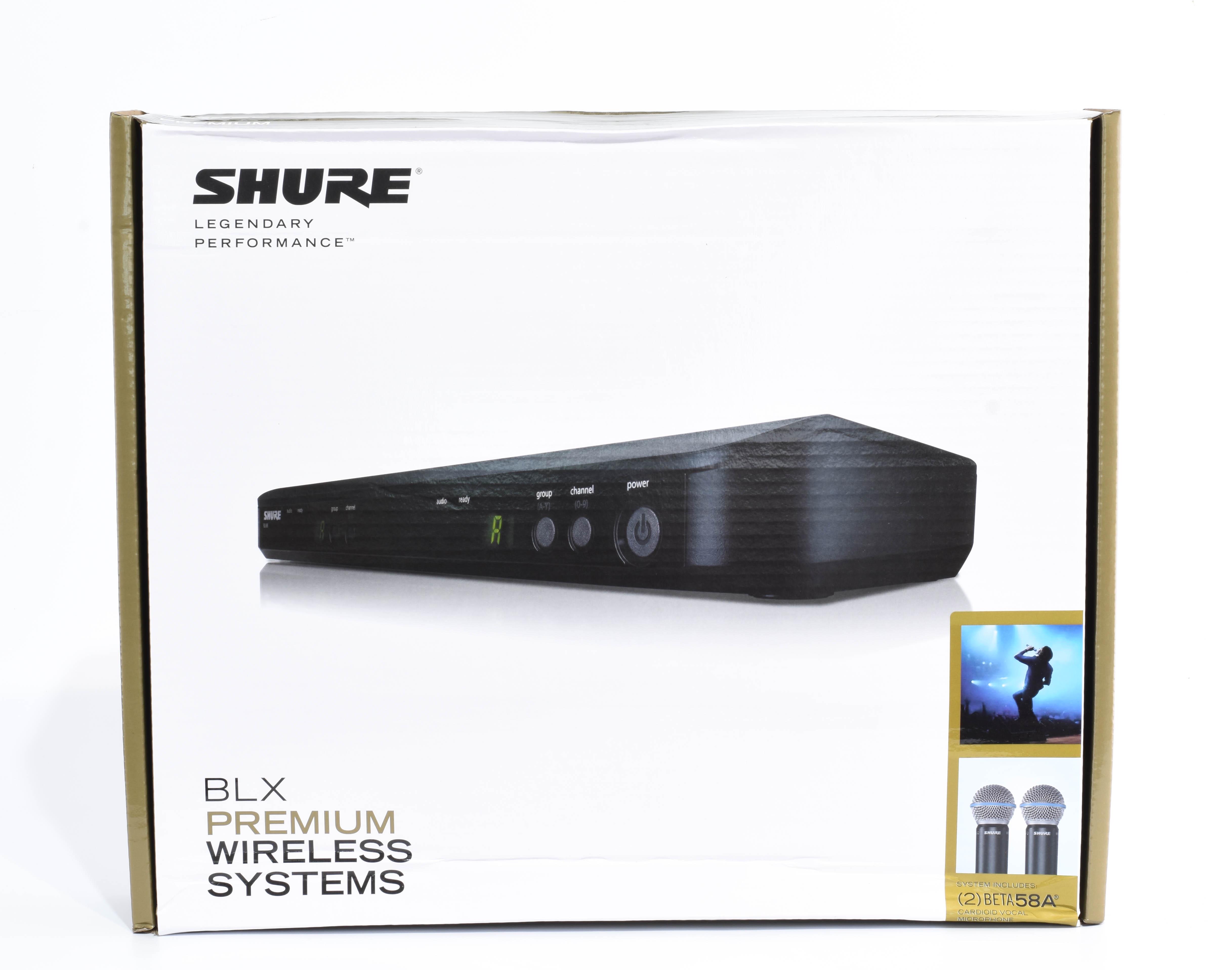 Радіосистема на два мікрофони SHURE BLX288 BETA 58A (0074) - фото 4