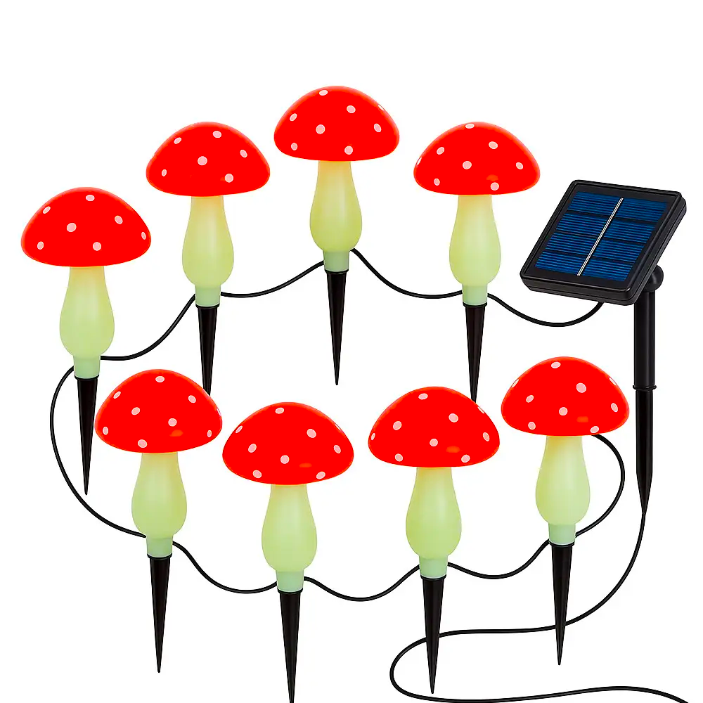 Гирлянда уличная MA759 на солнечной батарее мухомор (30871881)