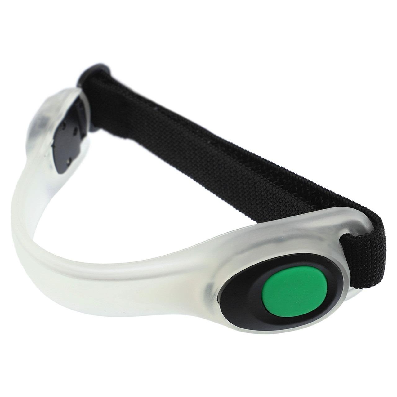 Браслет светоотражающий Белый с зеленым (B40707LJ5-0012)