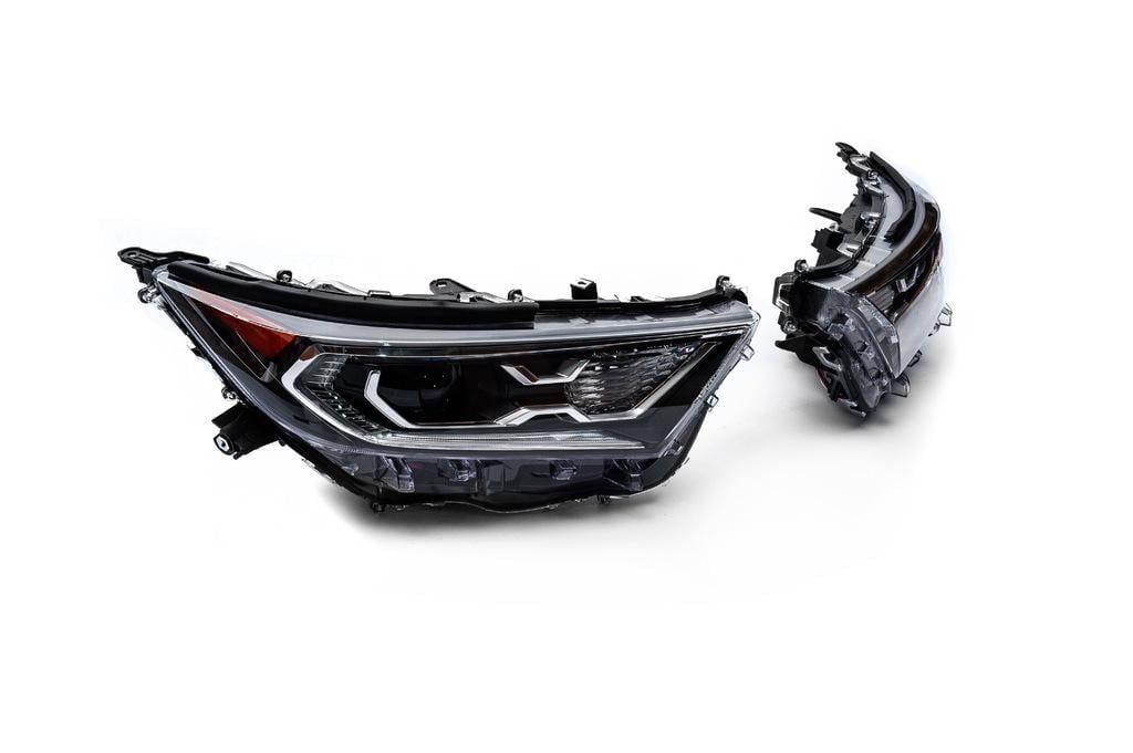 Фары передние LED рестайлинг для Toyota Rav 4 2019- г. 2 шт. (120601)