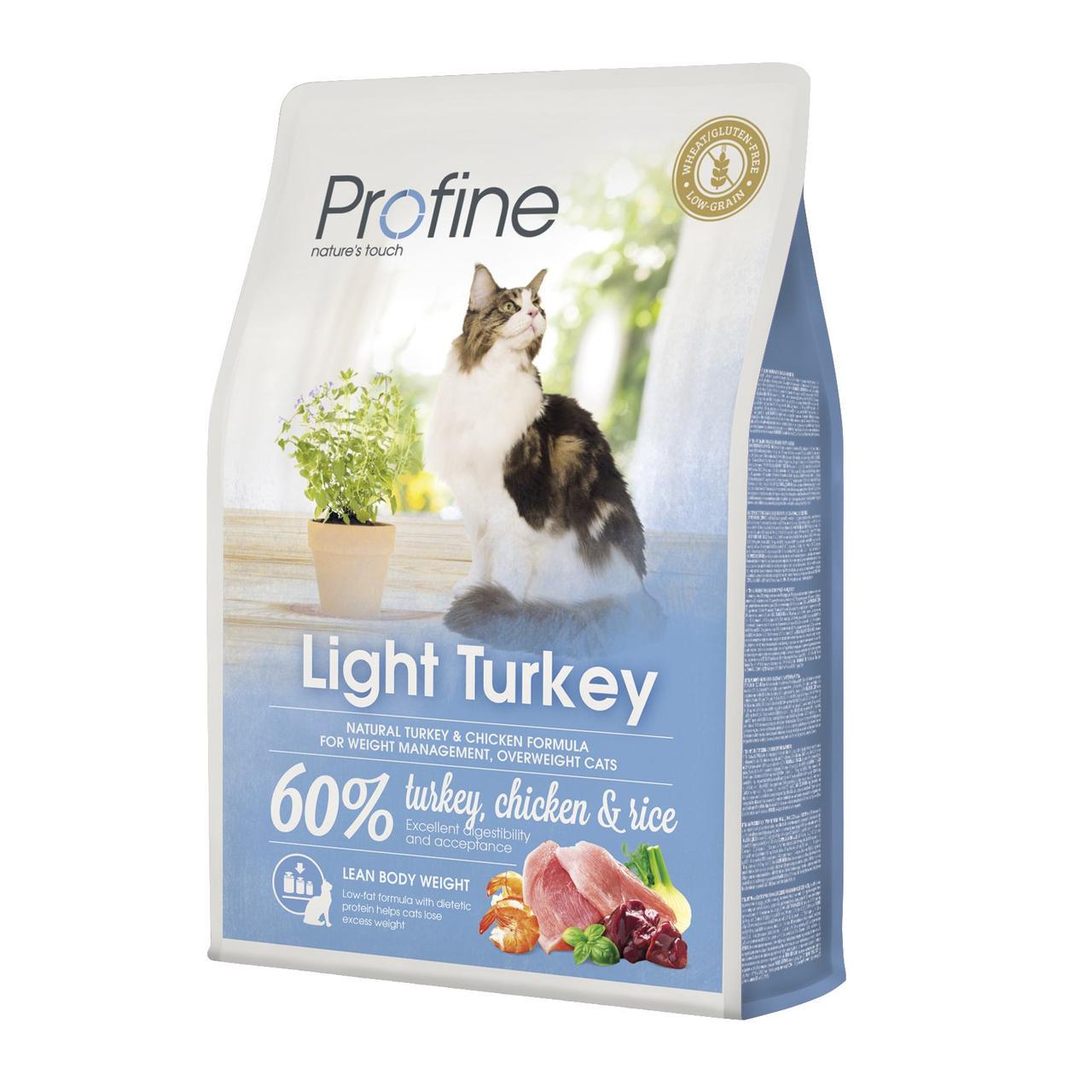 Корм сухой для котов с лишним весом Profine Cat Light с индейкой 2 кг (11237759)