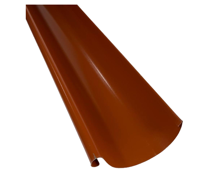Желоб 4 м/п Stream RAL 8004 125 мм Медно-коричневый (000040)