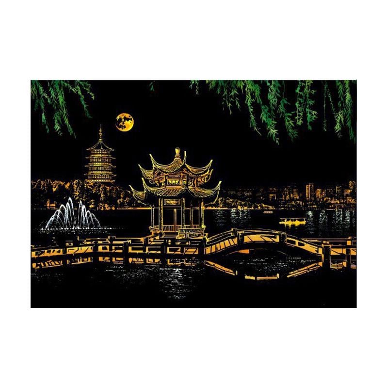 Скретч-картина YUELU M1-А02 West lake