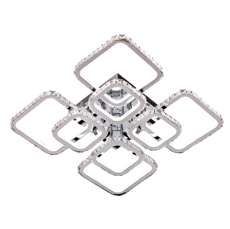 Люстра хрустальная Svet SY-7942/4/4 CR с пультом 416W (2579163871)