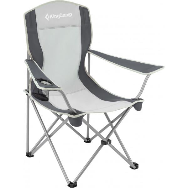 Стілець Kingcamp Arms Chairin Steel BLACK MEDIUM/GREY (KC3818)