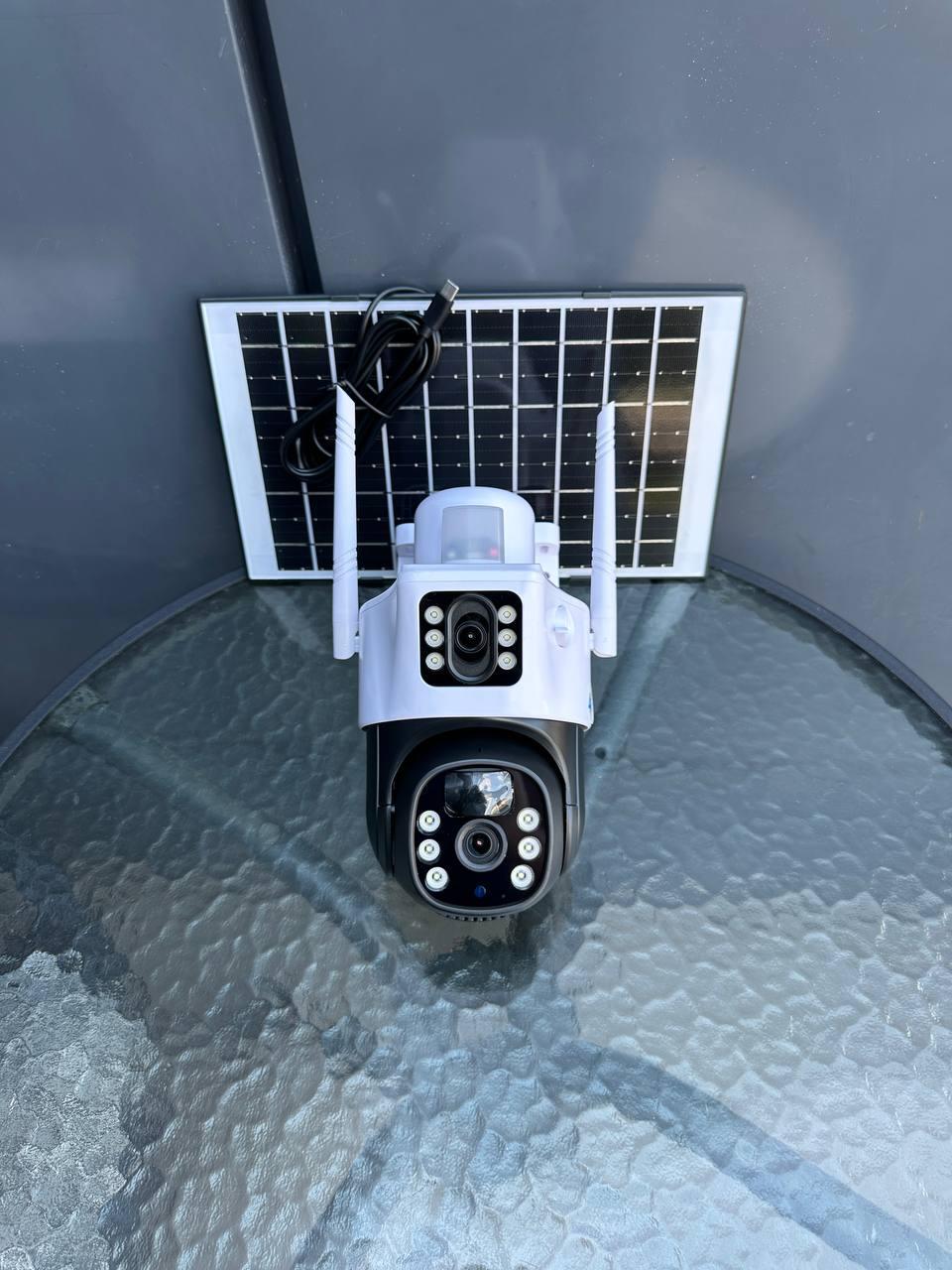 Камера внешнего видеонаблюдения UK Wi-FiC V380 Pro поворотная/аккумуляторная с солнечной панелью (2371004757) - фото 5