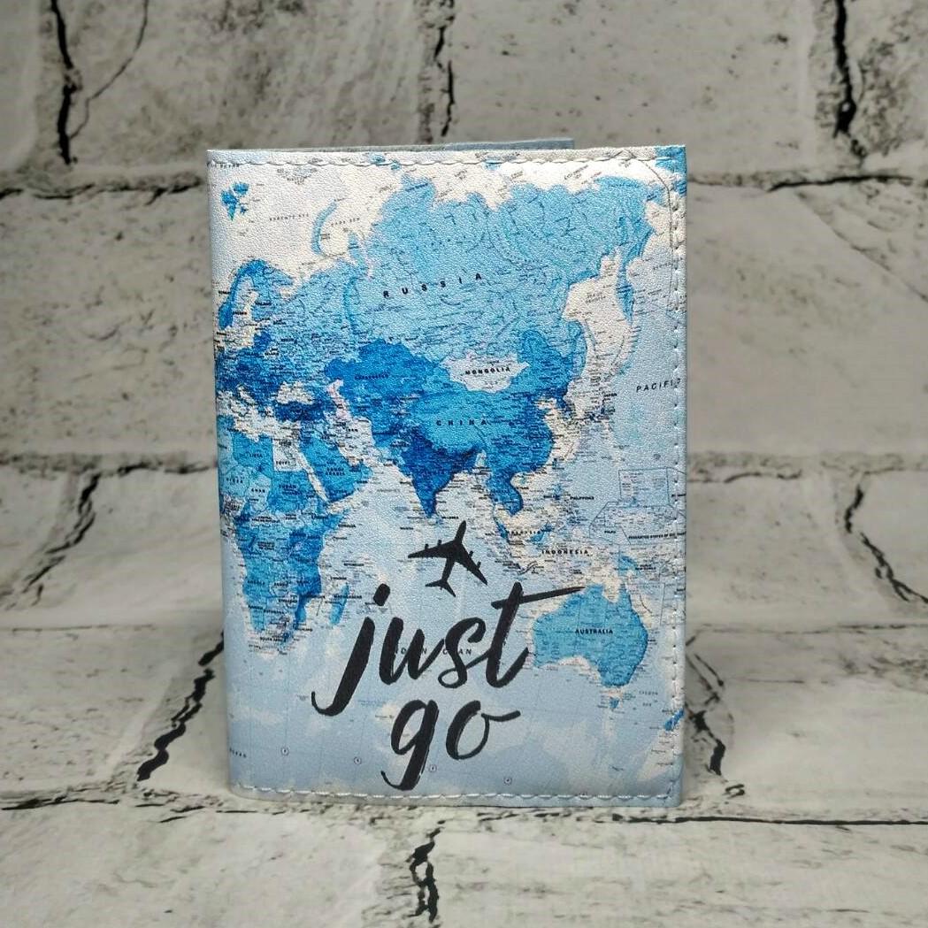 Обложка для паспорта Just go Travel (249)